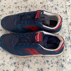 Saucony Jazz Pro Lows Navy/ Red